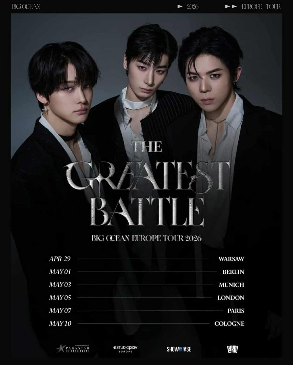 Big Ocean ponownie wystąpią w Polsce! ☺️
Koncert odbędzie się 29 kwietnia w Warszawie.

Szczegóły wkrótce...