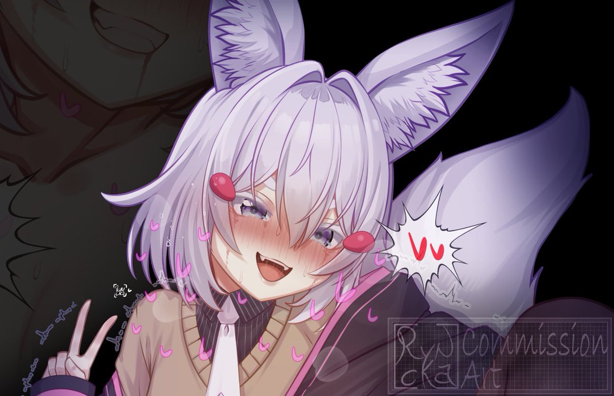 Commission 🎨 ✨️ 
Tenma Maemi🦊🍶💜
#お酒絵