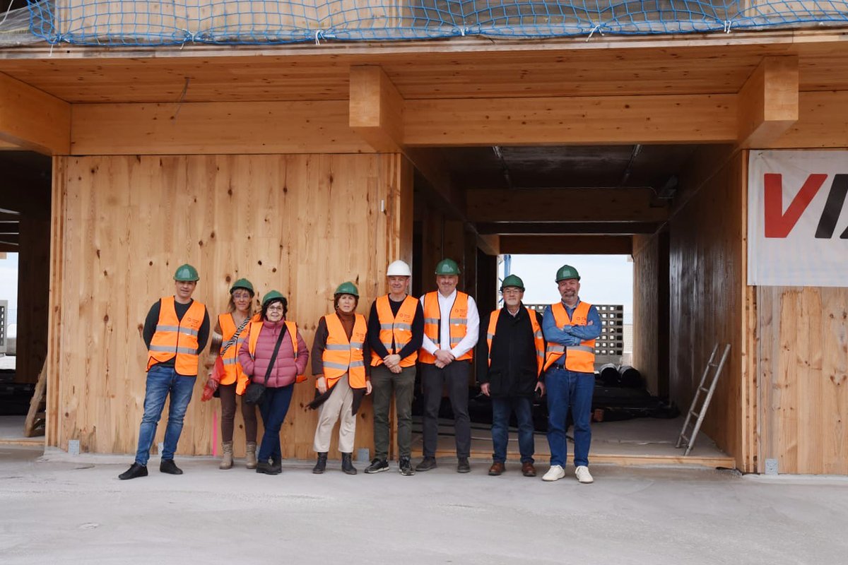 maresmecircular's tweet photo. 👷‍♀️🚧 La Junta del Consorci de Residus del Maresme visita les obres del futur Parc Circular Mataró-Maresme, que ja superen el 50% d’execució. https://t.co/7remIAzBjs
