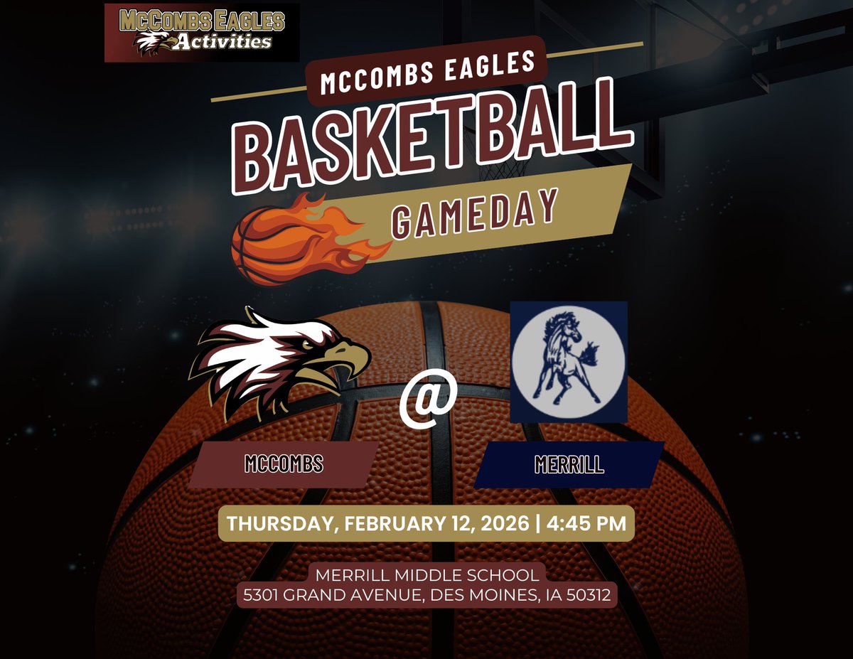 The Eagles travel to Merrill tonight to play the Mustangs. Tipoff is at 4:45pm.