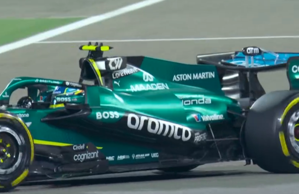 Nachez98's tweet photo. ¡Alonso va con branquias de un lado y del otro no! https://t.co/VLjvufBPvV
