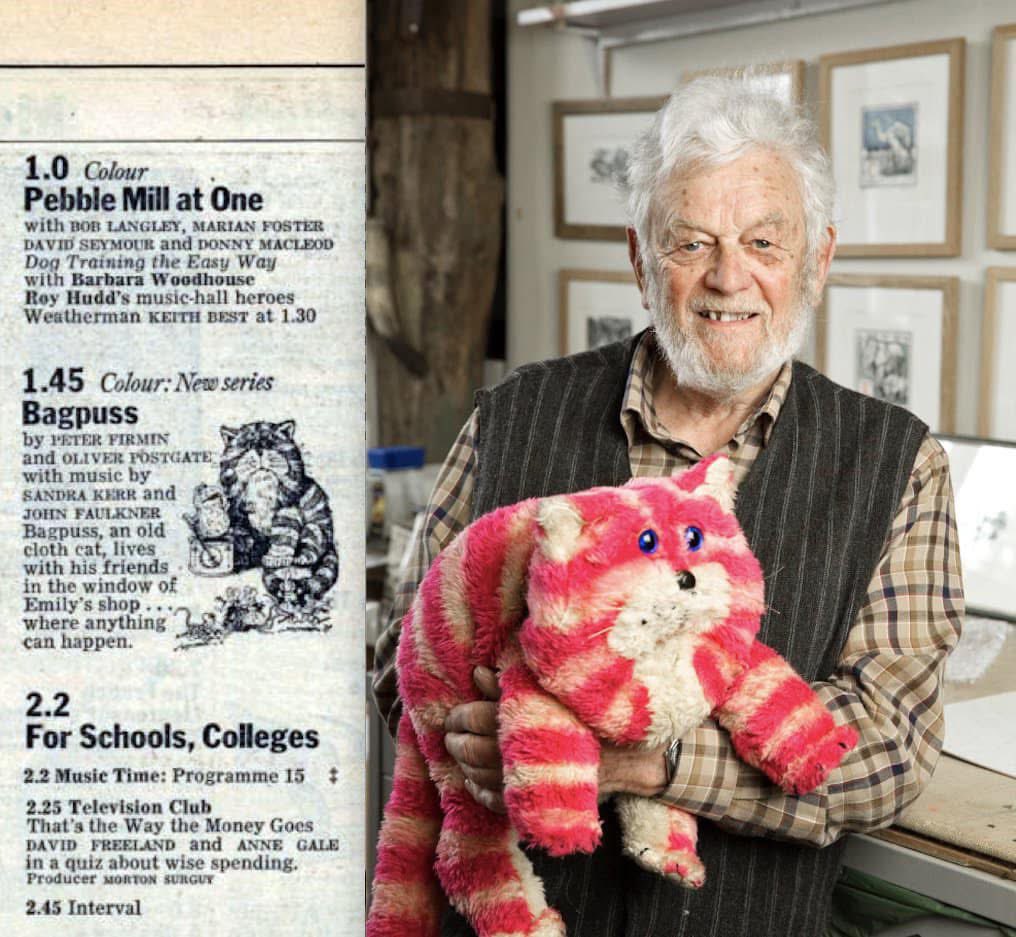 On this day in 1974, at 1.45pm - between Pebble Mill at One and Music Time - we met the most important, the most beautiful, the most magical saggy old cloth cat in the whole world, for the very first time...
Happy Birthday <a href="/OfficialBagpuss/">Bagpuss 💤</a>