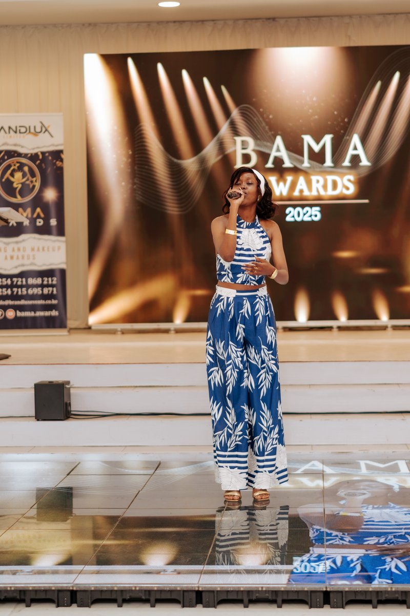bamaawards's tweet photo. THANK YOU : SAI KENYA for the great performance at the BAMA AWARDS ( Baking and Makeup Awards 2025 ) https://t.co/2GCLD3ts0j