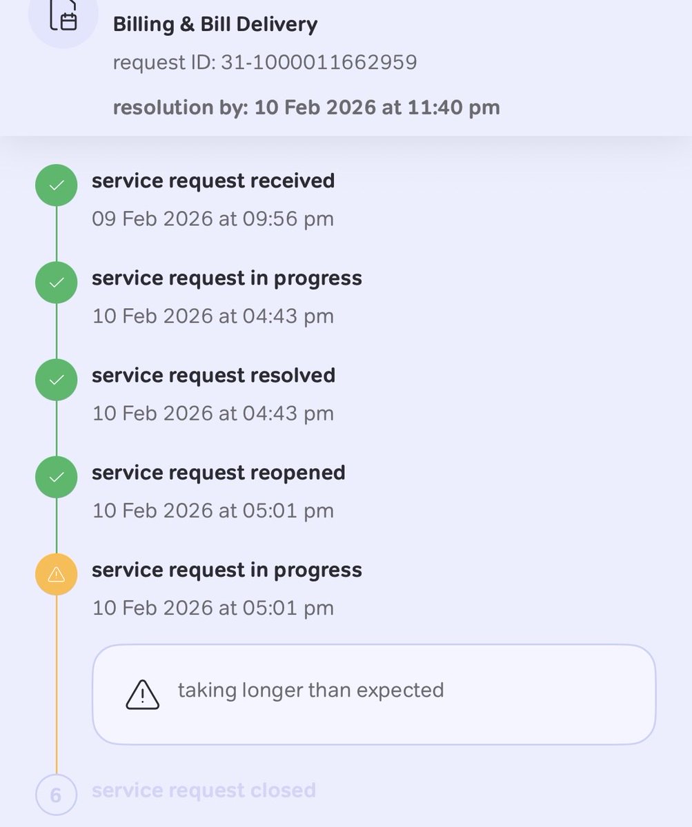 thereitsu's tweet image. It’s been 3 days since a request raised. When can I expect a resolution ? @Airtel_Presence @airtelindia @airtelnews