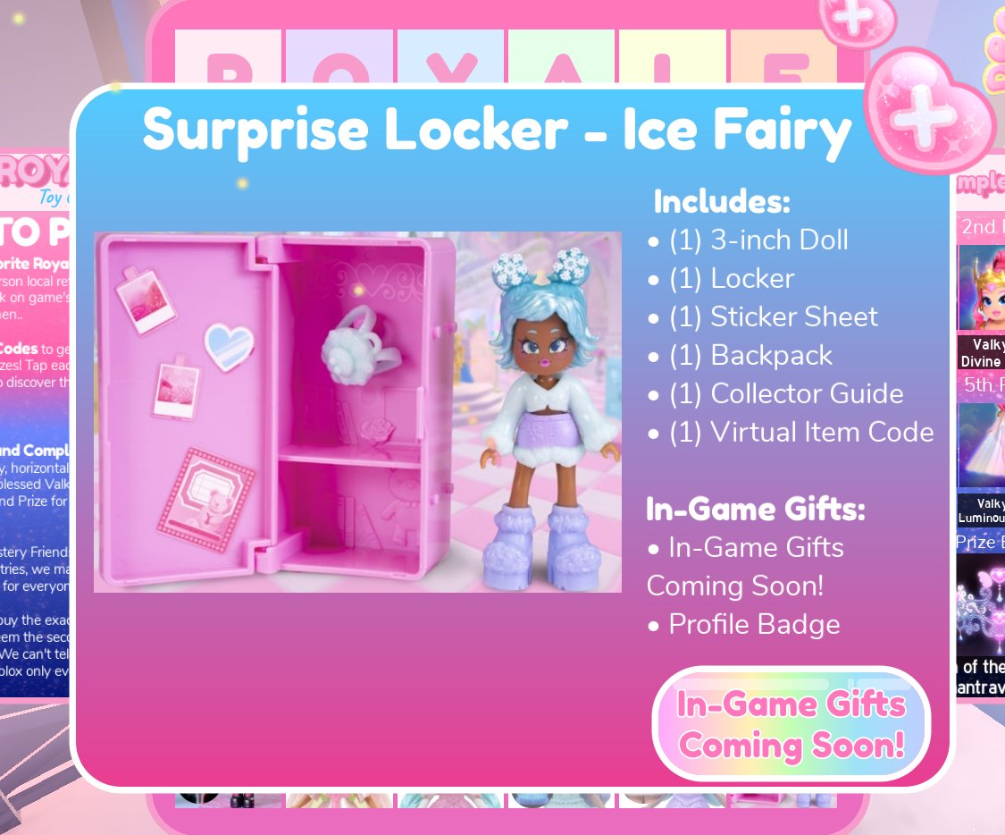 CyberPupRH's tweet photo. @RoyaleHighValks Hiya I have a question for the upcoming Q&amp;A, do you guys think you'll be removing the series 1 ice fairy doll from the bingo bored. I want to finish my row six but cant bc the doll hasn't been made in months. https://t.co/syKKLnyDRQ