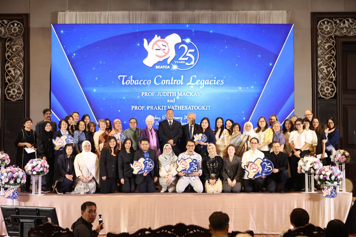 As <a href="/SEATCAdotOrg/">SEATCA</a>  celebrates 25 years, we honor the champions across Asia who stood firm against industry interference and fought for healthier communities.
#SEATCA25 #HealthAdvocacy #TobaccoFreeFuture