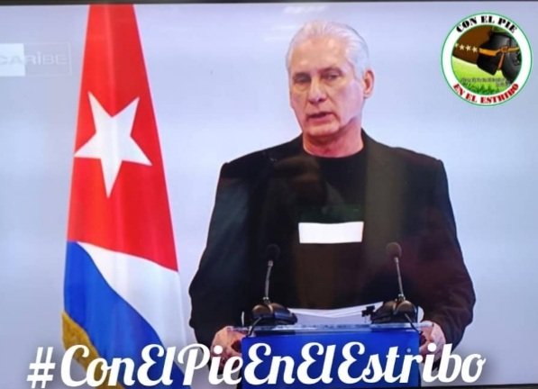 En Cuba no hay Estado fallido, sino uno que ha tenido que enfrentar con mucha resistencia las máximas presiones de la principal potencia del mundo.<a href="/DiazCanelB/">Miguel Díaz-Canel Bermúdez</a>
#YoSigoAMíPresidente 
#TumbaElBloqueo 
#ConElPieEnElEstribo