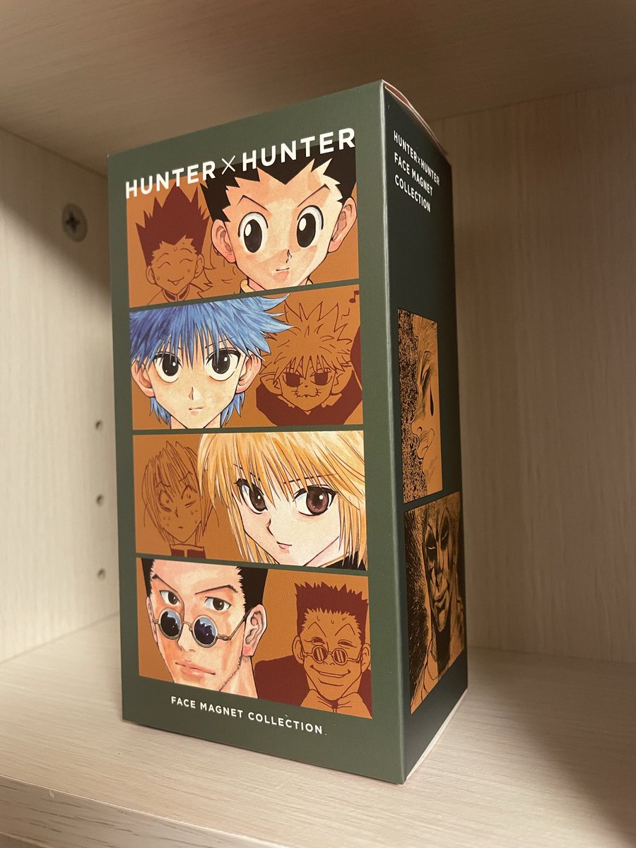 HUNTER×HUNTERのフェイスマグネット購入したんですが、外箱のデザイン