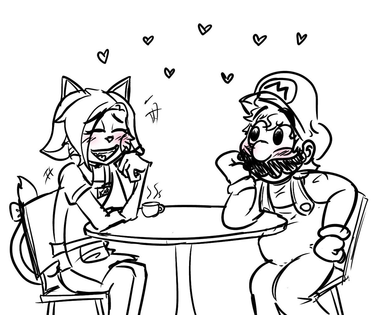 Ominus_Potato's tweet photo. Pastapaws and Tari x Kaizo doodle commissions for @CSX64 !! Thank you so much for commissioning! :D
Quick doodle commissions are Β£2.50
#smg4 #smg4fanart #pastapaws #tarixkaizo #commission https://t.co/JbjjTTrfeN
