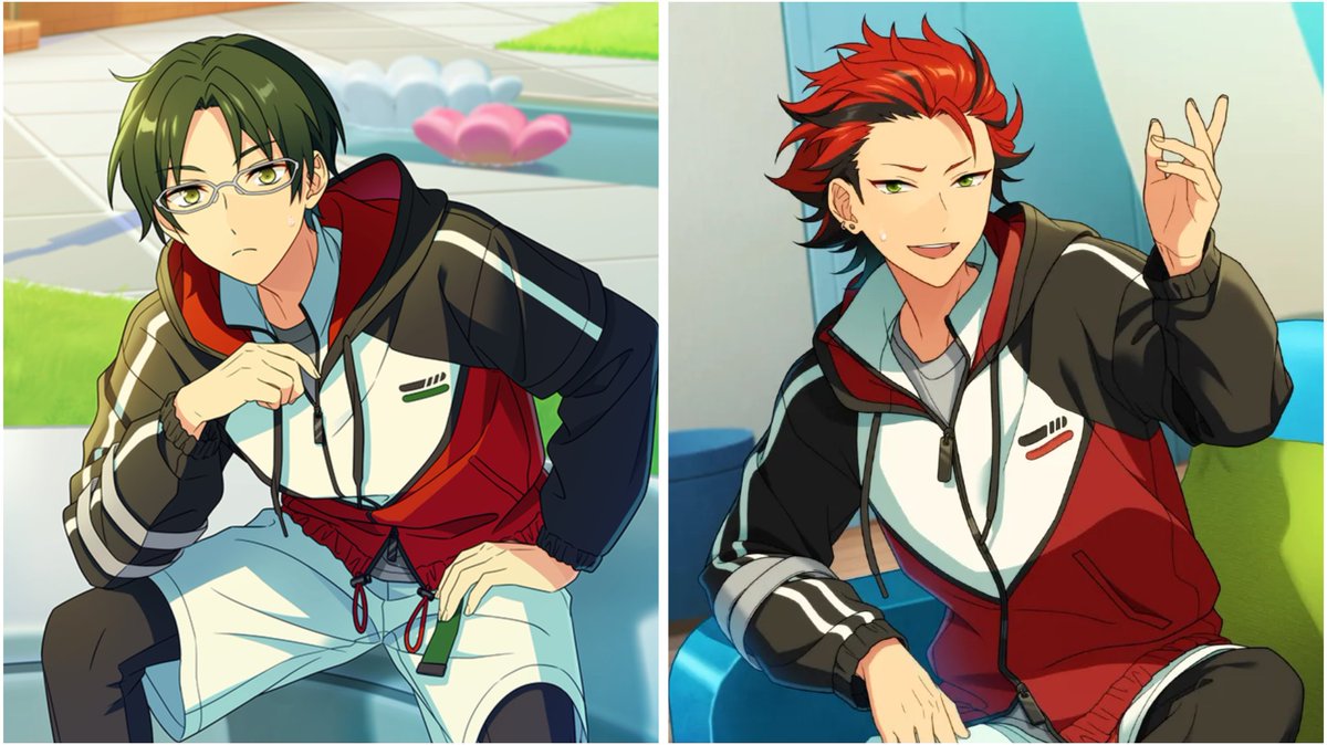 蓮巳さんの方が大股開いて座ってんのなんかイイな(？)