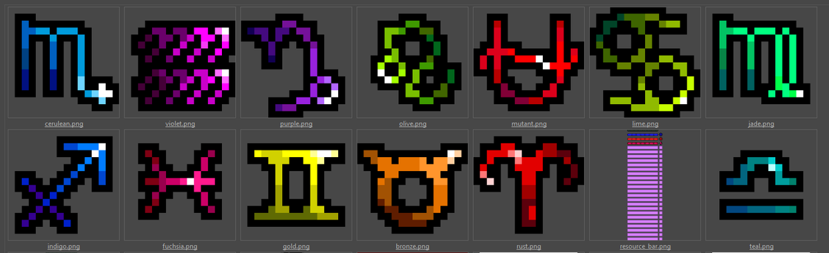 all the blood color icons
i dont do pixel art like this ever so my apolocheese if it isnt very good