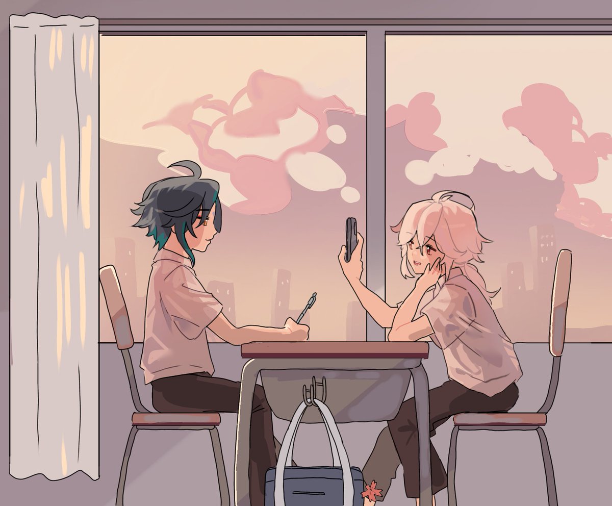 Day 1: School

after school chat 🙏

#xiaokazuweek2026 
#xiaokazu