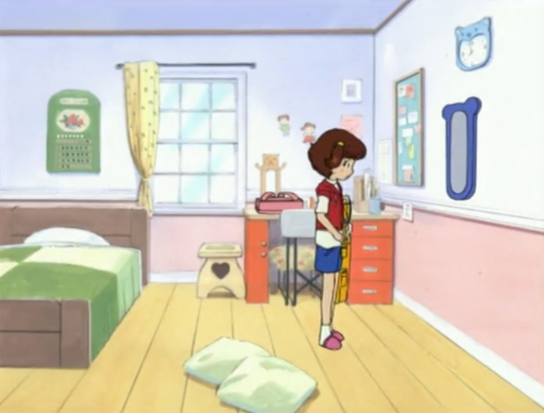 MFS3Tidbits's tweet photo. Asides from her appearance in a prior scene, Hiroko/Laura's room from Hamtaro is recreated in GxMG (2002) https://t.co/eklaHjJVnw