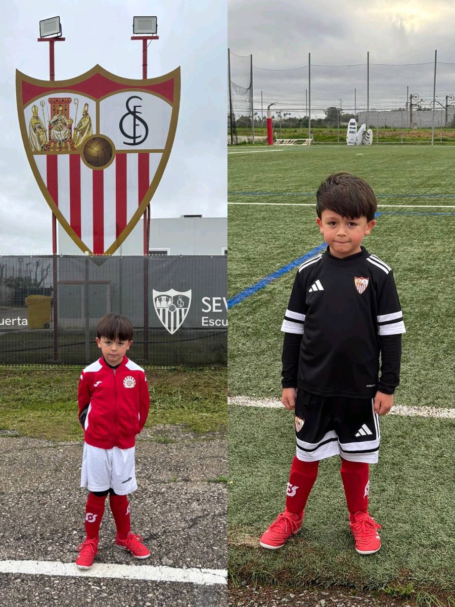 Martín Muñoz, jugador de categoría Bebé, tras haber entrenado en fechas anteriores con el Real Betis, ahora ha sido invitado por la cantera del Sevilla FC para participar en uno de sus entrenamientos.
Patrocina Colchonerías Damasco, Tu Fisio en Córdoba y Clínica Dental Poniente💪