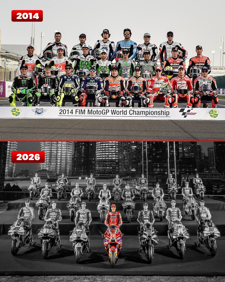 Marc Marquez is the only 2014 MotoGP rider to still be on the grid in 2026 👴🐜

#MotoGP