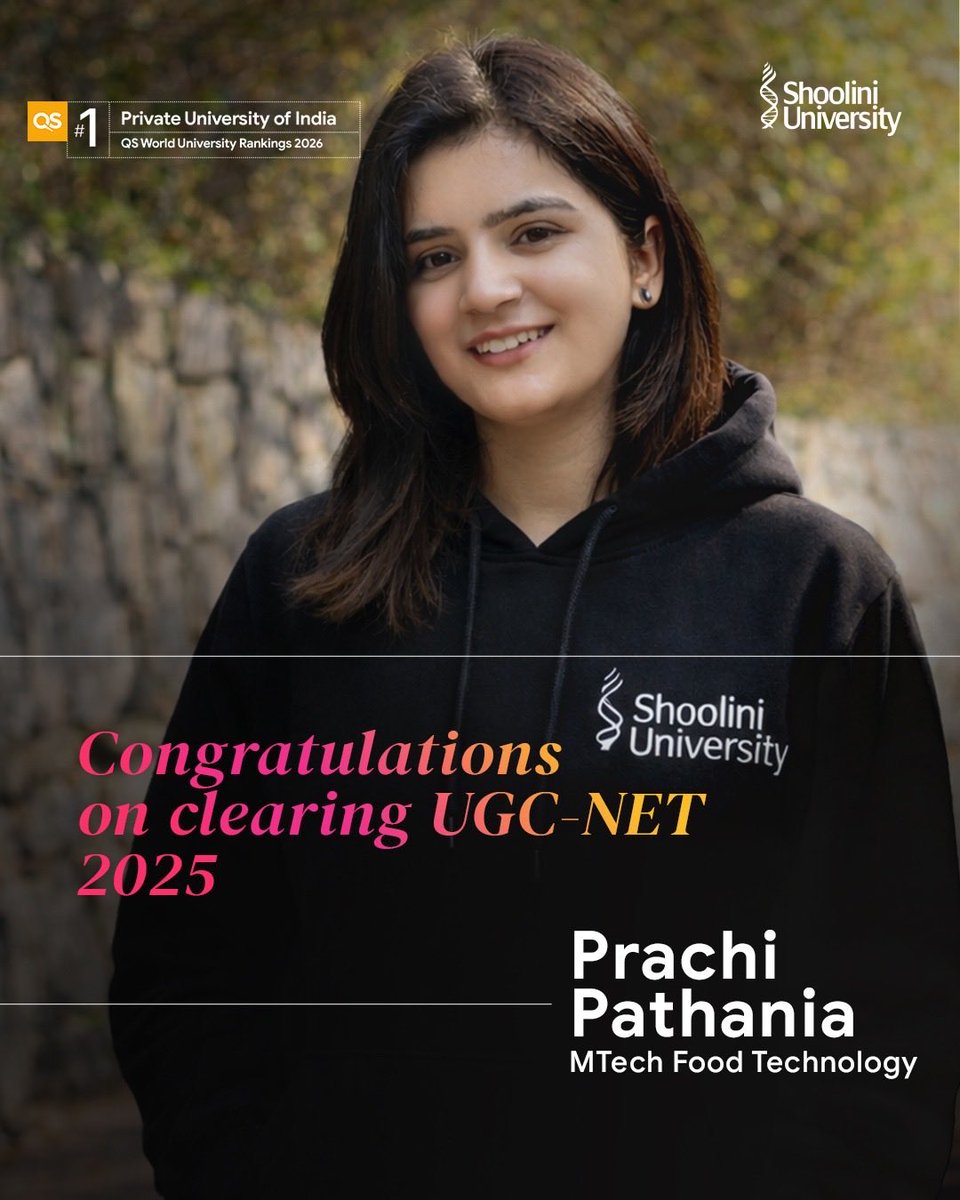 Shoolini University tweet media