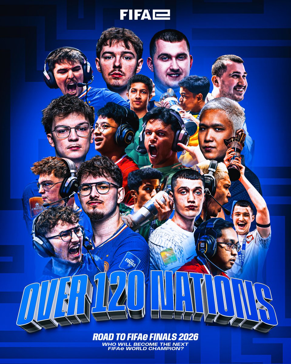 FIFAe Está de volta em 2026🔥

✅Finais do FIFAe 2026 com Rocket League, eFootball Mobile e eFootball Console

🎯Mais de 120 nações no Caminho para as Finais do FIFAe

🔼Novo Ranking Mundial do FIFAe

🚨NOVA qualificação estendida com qualificatórias continentais

Saiba mais em