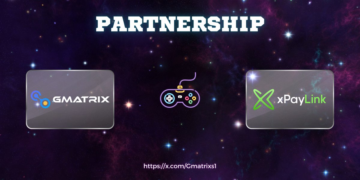 🎉 Excited to announce our new #Partnership with <a href="/xPayLink/">xPayLink</a>

➡️ xPayLink is a next-generation wallet built for AI Agents and intelligent applications.

#Gmatrixs #xPayLink #AI #GameFi #BlockchainGaming #Web3