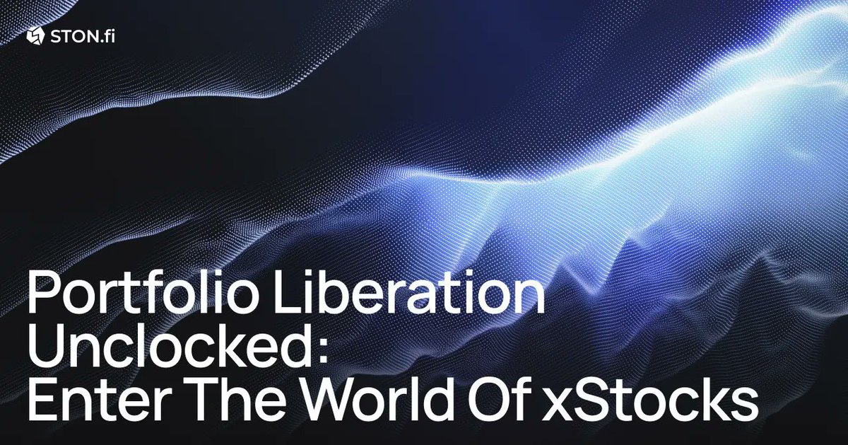 🔥 Portfolio Liberation unlocked: enter xStocks!

The educational campaign is live with <a href="/xStocksFi/">xStocks</a> &amp; <a href="/tonwallet_tg/">TON Wallet</a>. Open up the world of traditional assets representations into DeFi, backed by a $50,000 reward pool.

• $50K in rewards
• step-by-step xStocks challenges
•
