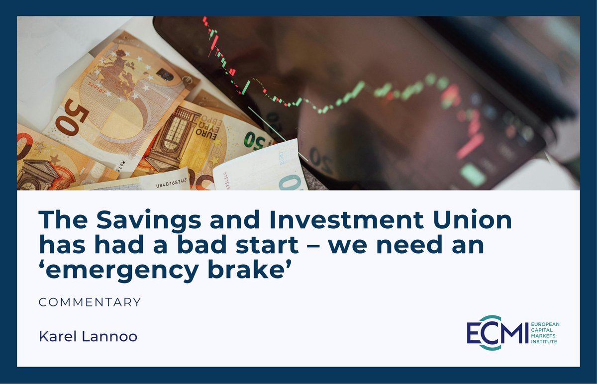 European Capital Markets Institute - ECMI tweet media