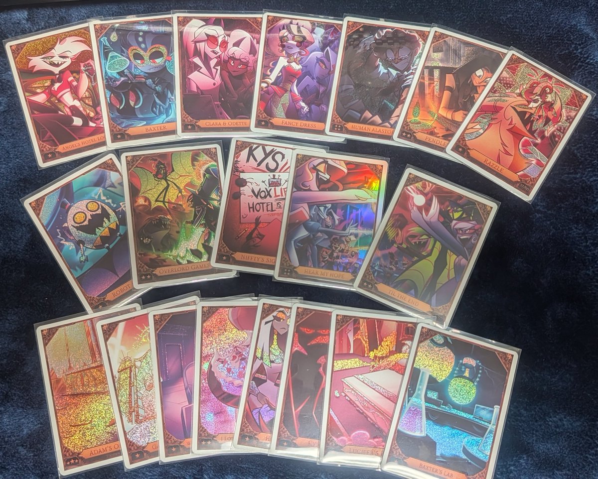 ハズビンホテルのS2トレカ20パック剥いてOC/F/R/URはこんな感じだった