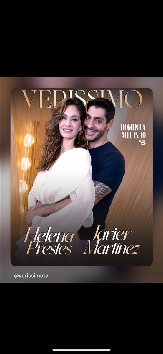 stefistefaniavr's tweet photo. Due anime speciali che si sono incontrate 😍😍😍😍😍scorta fazzoletti le emozioni sono assicurate 🫠🫠🫠🫠🫠🫠😭😭😭😍 @verissimotv  #helevier #prestinez #javi7 #heleners  #grandeamore https://t.co/hbwb73Kp6X