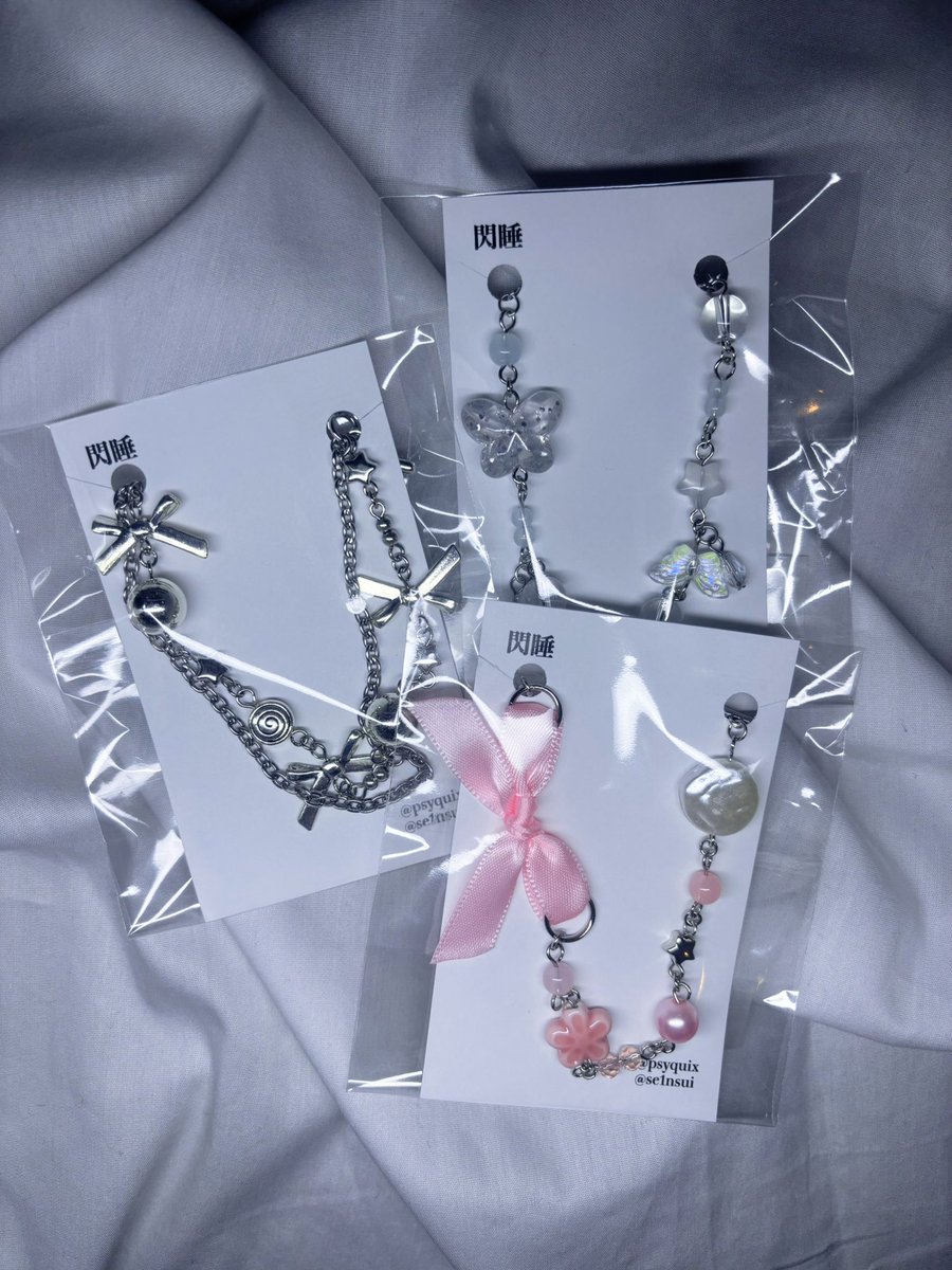 新しいブレスレットを作りました⟡.· 引き続き高円寺桃源郷にて販売し