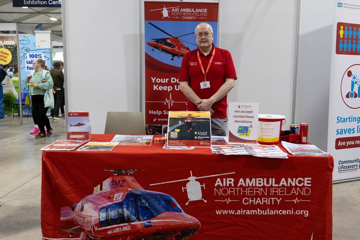 colinking5's tweet photo. @AirAmbulanceNI  at the NI Running show last saturday and Sunday. https://t.co/EC5VBrIc2r