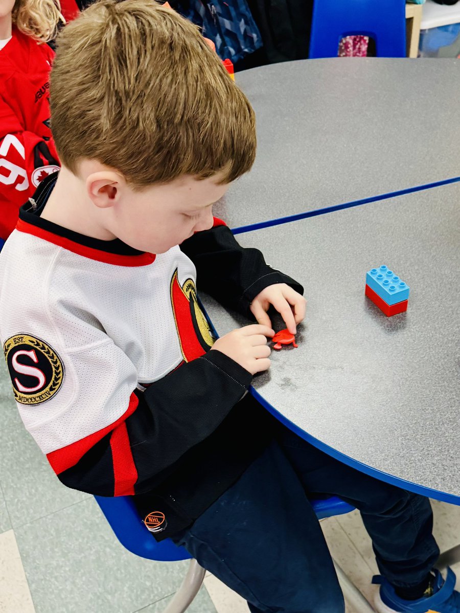 AnitaBaudoux's tweet photo. Leaping Love Bugs! 🐞💗
Our Gr. 1 crew used critical thinking to apply the right amount of kinetic energy to strategize jumps over our #SixBricks—starting with 1 and adding a brick after each successful leap! @StMonicaOCSB #ocsbSTEAM #ocsbScience https://t.co/at2HFpK8Xa