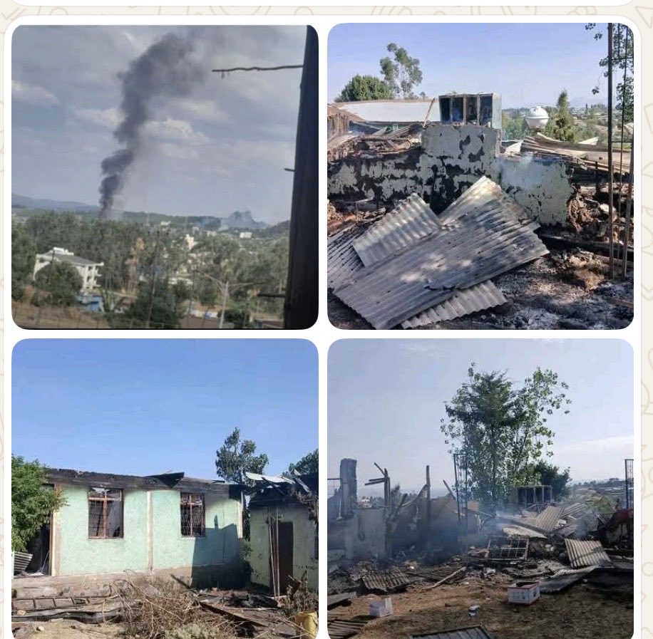martinplaut's tweet image. Ethiopia — After Fano forces seized the historic and strategically important city of Debre Tabor, Ethiopia’s military launched more than 16 rounds of drone and air strikes hitting civilians and public infrastructure