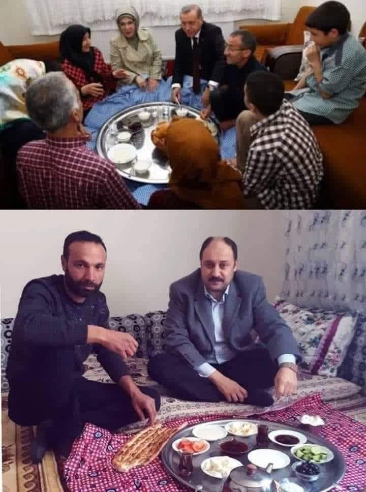 Milletin Gönlüne Taht Kurmuş İki Lider Halkın Sofrasında
Cumhurbaşkanımız Sn #RecepTayyipErdoğan
Şanlıurfa Büyük Şehir Belediye Başkanımız Sn #MehmetKasımGülpınar 
Lider böyle olmalıdır.