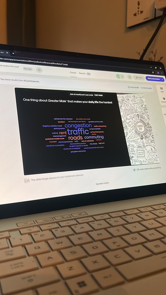 SUBMIT YOUR THOUGHTS ANONYMOUSLY - menti.com/al1md9m71ir4 

މާލެ ސިޓީގަ ދިމާވާ އެންމެ ބޮޑު ތަކުލީފަކީ ކޮބާ؟

#LCE2026 
<a href="/hingaamale/">މާލެ ސިޓީ މޭޔަރު ކަމަށް އަހުމަދު އައިހަމް (ކެނާ)</a> #HingaaMale