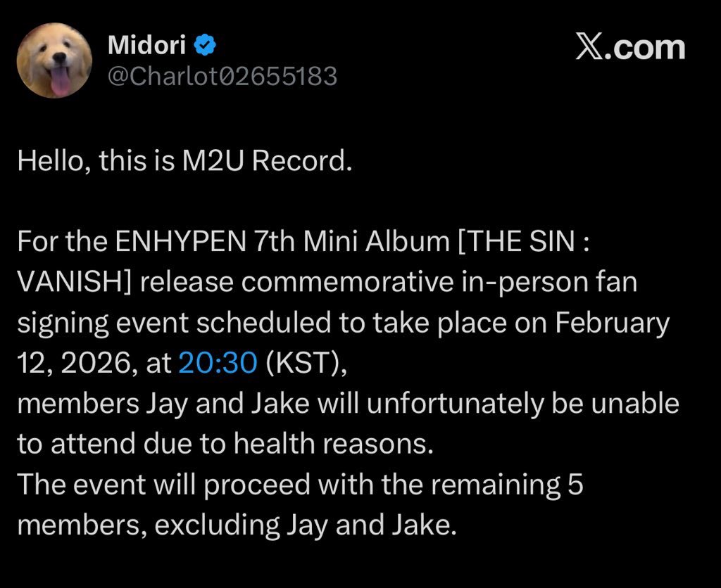 GIVE THEM PROPER REST!!!! 🫩🫩🫩 <a href="/BELIFTLAB/">BELIFT LAB</a> 

- 20 januari heeseung diumumin sakit jd gk bisa ikut melon music wave event
- dari 21 januari sunghoon terkena flu dan batuk tp tetap hadir untuk aktivitas group (poor my man) 😭
- 29 januari jake diumumin sakit jd gk bisa ikut