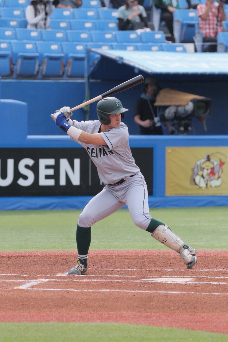 NMKbaseball's tweet photo. 📢新人選手紹介📢
2026シーズンの新人選手をご紹介致します。
【名前】合田 侑聖(ごうだ ゆうせい)
【ポジション】内野手
【背番号】3
【投打】右・右
【身長】175cm
【体重】75kg
【出身地】長崎県
【経歴】#海星高校 → #西南学院大学 

#2026年 
#新人 #紹介 https://t.co/1OSJTlc8BS