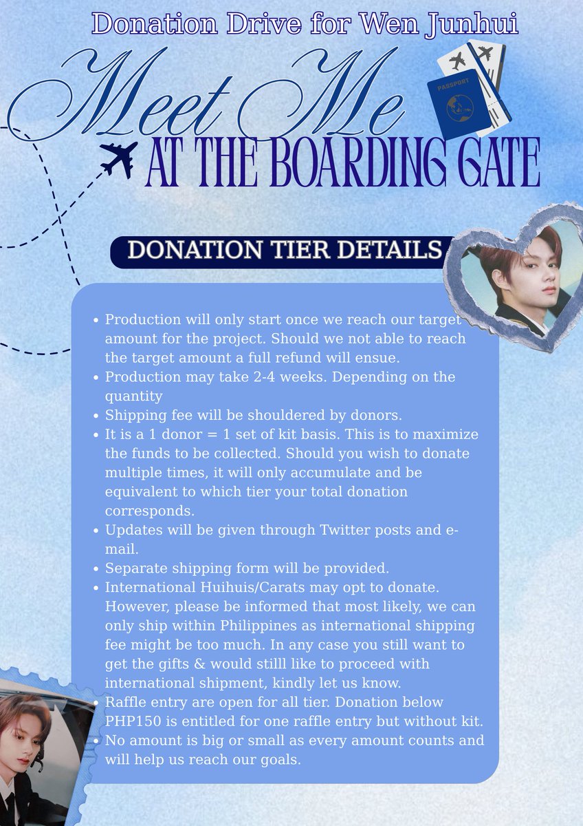CrescentJun_PH's tweet image. FUND FOR FLIGHT

With our continous donation drive we decided to open a donation drive tier to encourage more donors. 

This will also apply to those who already sent in their donations. 

This donation drive tier system will run starting today until March 9, 2026. 

Hopefully we