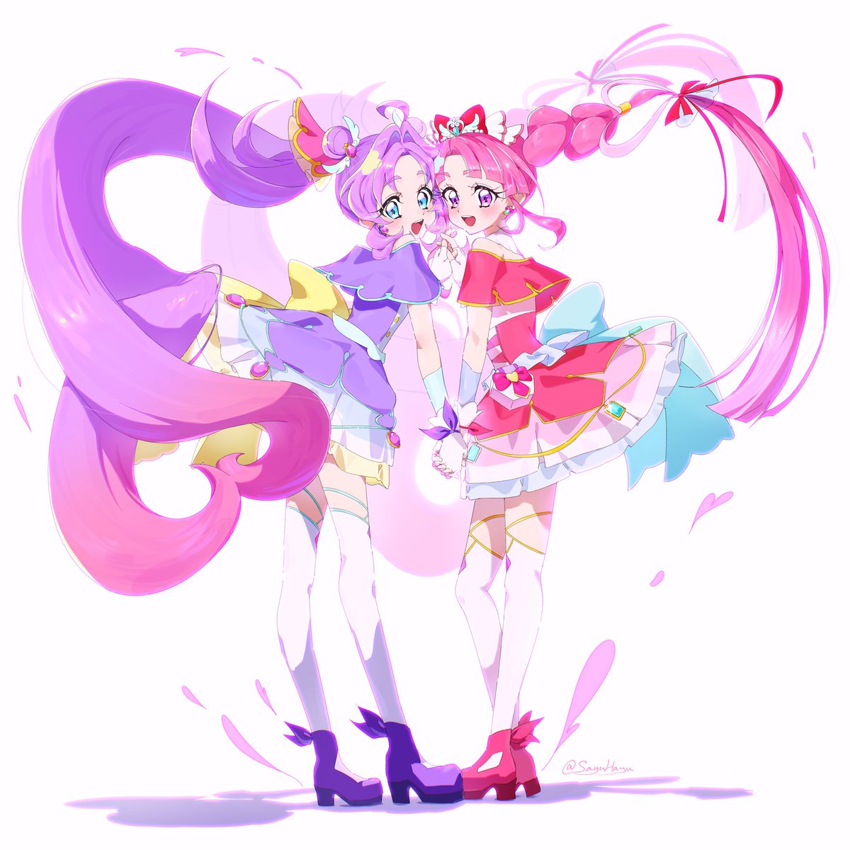 SayuHayu's tweet photo. 名探偵プリキュア！💜🩷

#precure #たんプリ https://t.co/rXihSuRyPO