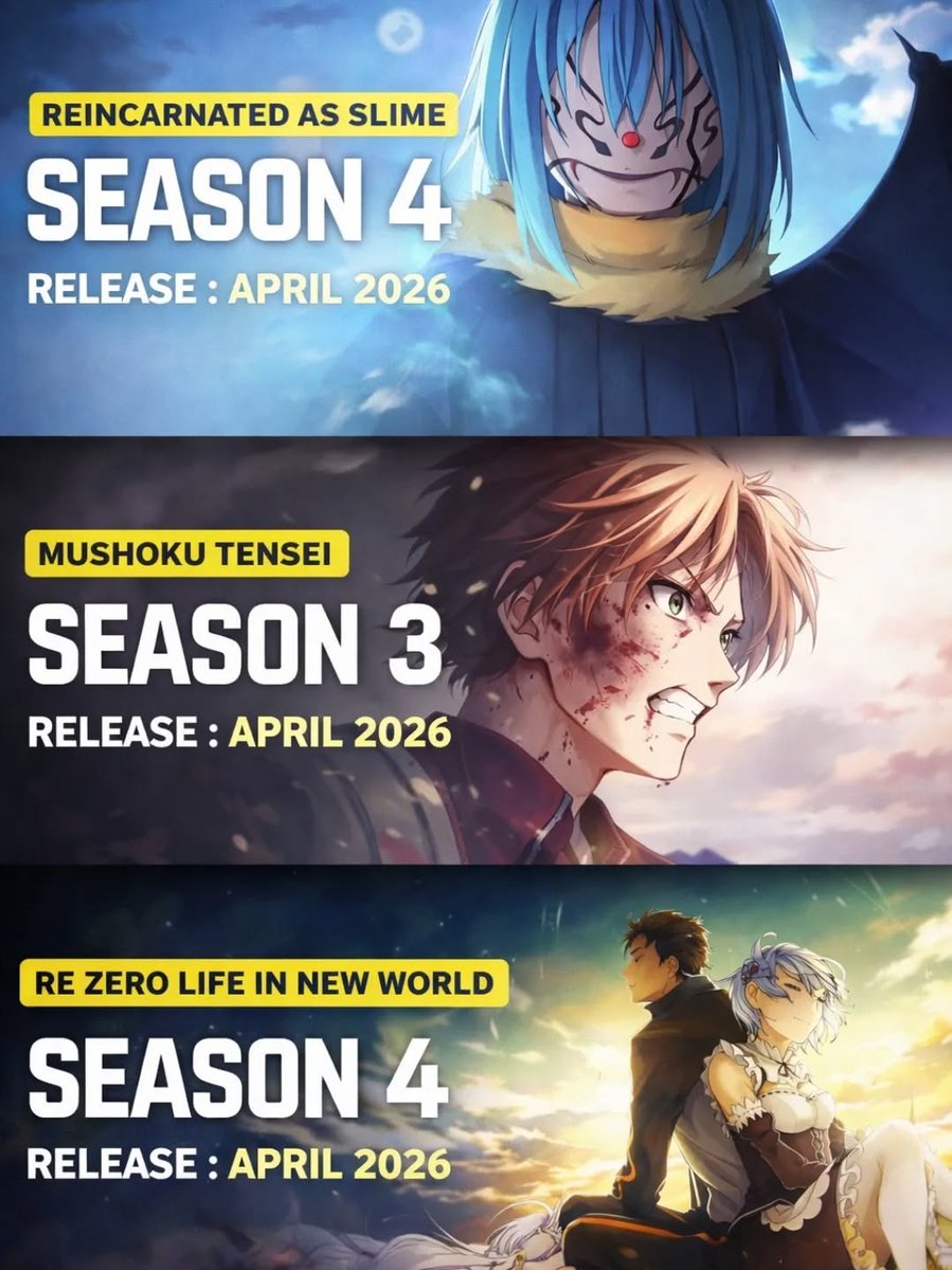 Which isekai anime are you waiting most excited for?