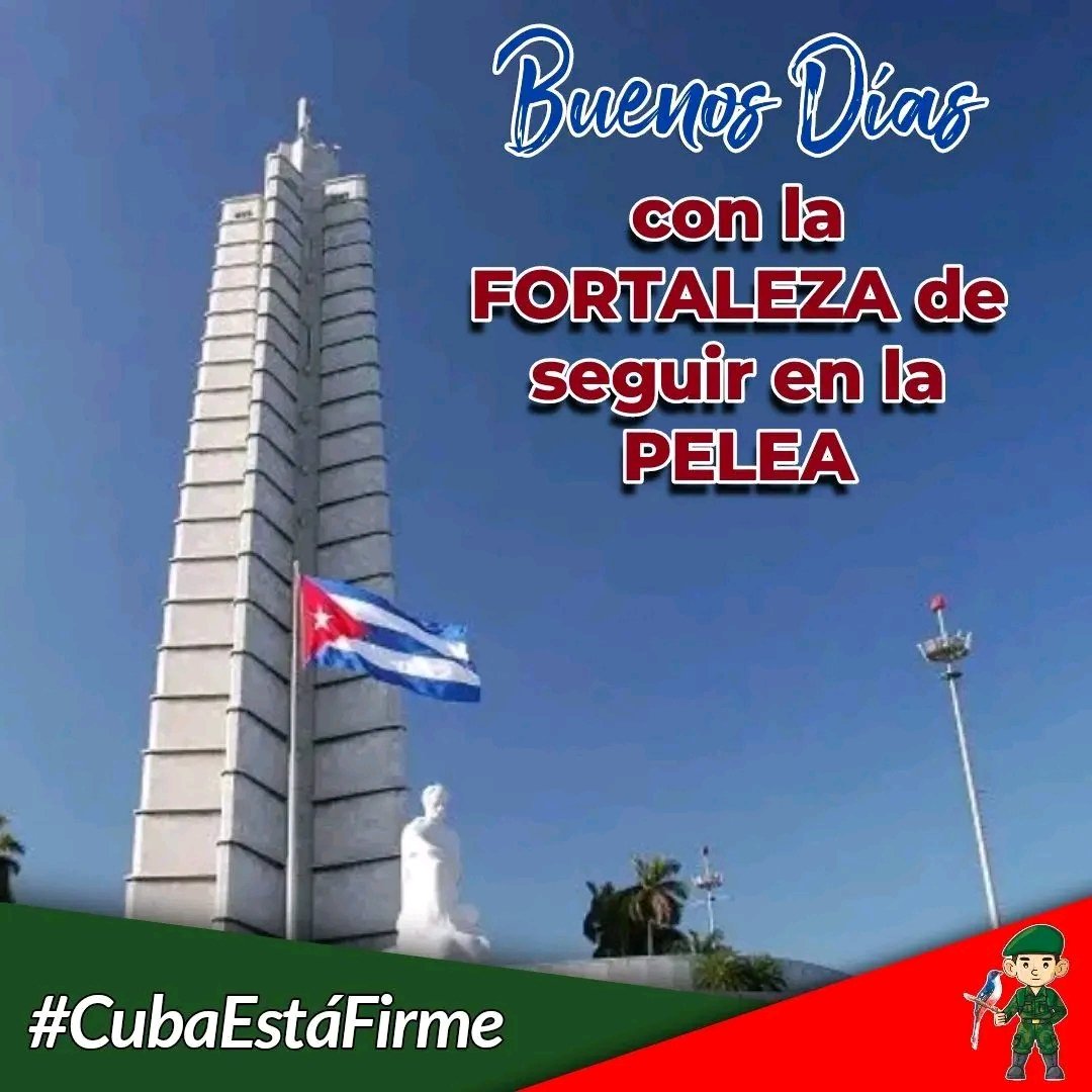 #CubaEstáFirme 
#CubaVencerá