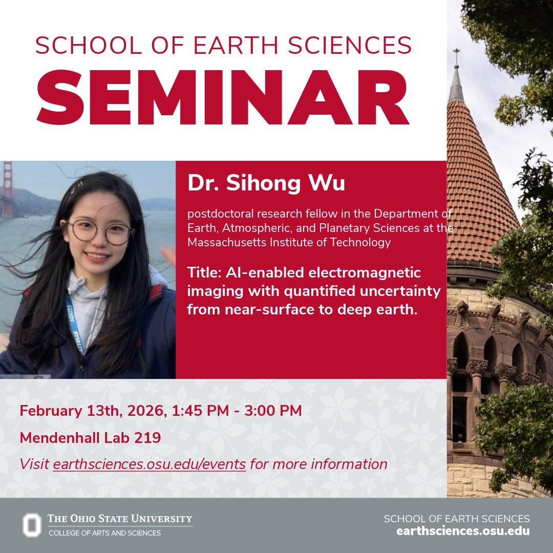 The Ohio State University School of Earth Sciences tweet media