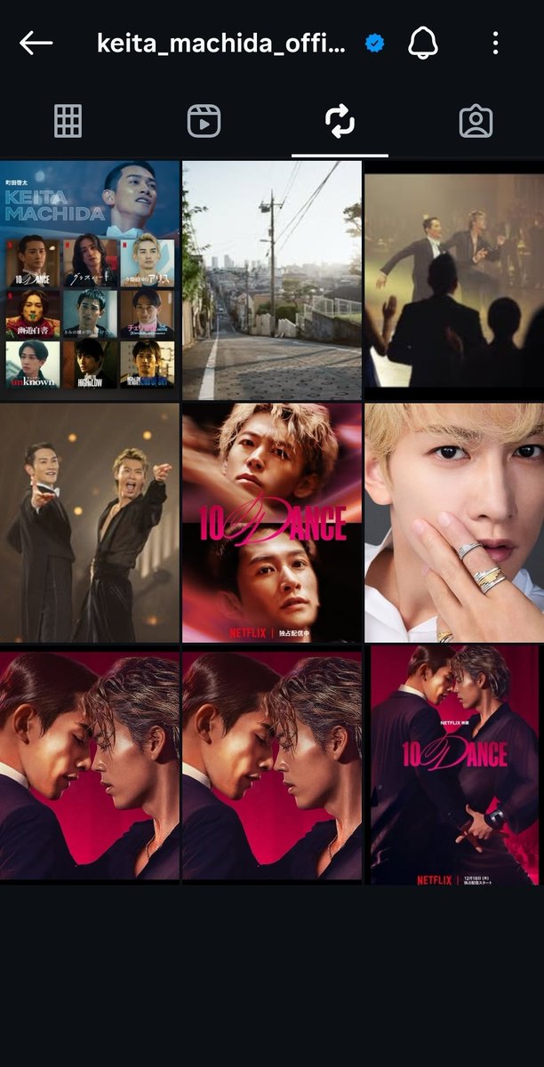 tanqfei's tweet photo. has anyone ever noticed keita and ryoma their reposts on instagram? they're for 95% about 10 dance 😭 https://t.co/4I9voDhqT4