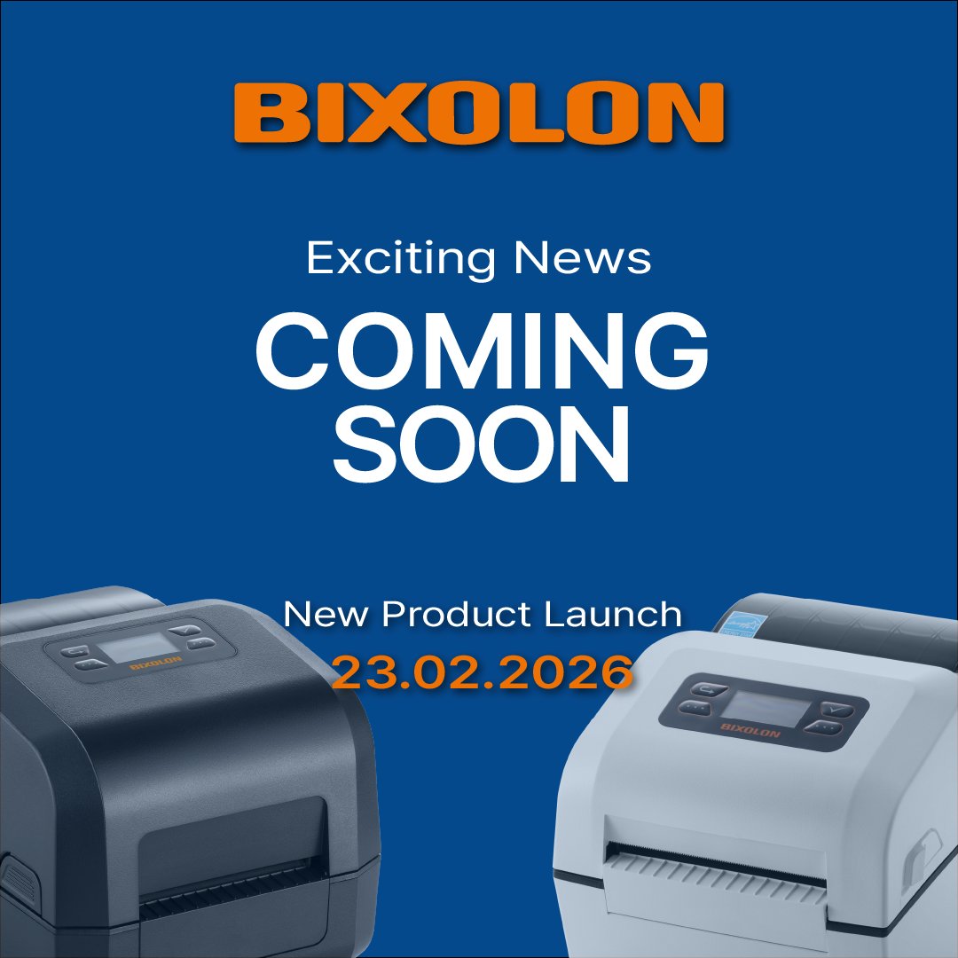 BixolonEurope's tweet image. Big things are coming to the #BIXOLON #Europe Desktop #LabelPrinter range!

We’re expanding our Desktop Label line-up with new solutions designed to deliver even greater efficiency and performance  ✨

Stay tuned for our latest #ProductAnnouncement on 23rd February 2026.