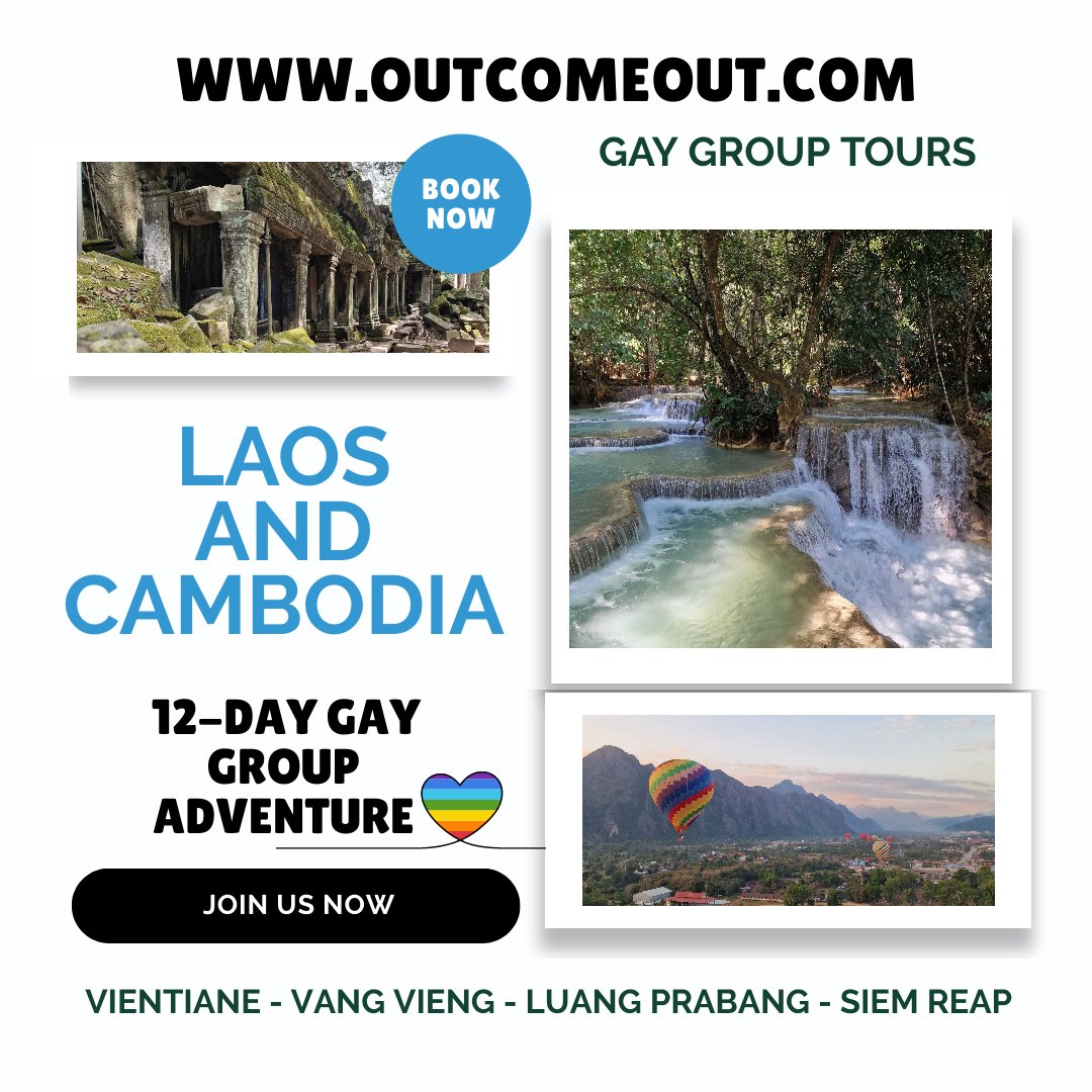 OutComeOut's tweet photo. ✨ Laos &amp; Cambodia ✨
Temples, nature, culture, and unforgettable moments.

👉 Book now
📩 Message us
🌍 https://t.co/KK0oJ00rcd

#travel #laos #cambodia #southeastasia #adventure https://t.co/tHn6BpulBv