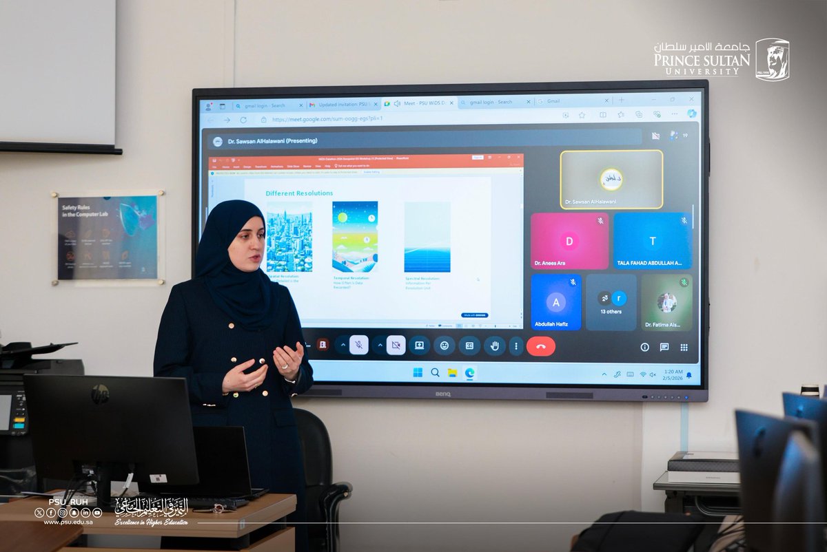 PSU_AC's tweet photo. ضمن سلسلة ورش مسابقة WiDS Datathon 2026، نظّم معمل الذكاء الاصطناعي وتحليل البيانات في #جامعة_الأمير_سلطان الورشة الثانية التي ركّزت على تمكين المشاركات من فهم أساسيات التعامل مع البيانات وتجهيزها لمرحلة النمذجة، مع استعراض دور هذه المهارات في دعم الحلول القائمة على البيانات لمواجهة التحديات الواقعية.
وتأتي هذه الورشة تحت مظلة #WiDS2026 ضمن برنامج الإعداد التقني للمشاركة في #الداتاثون.

@WiDSPSU_Riyadh