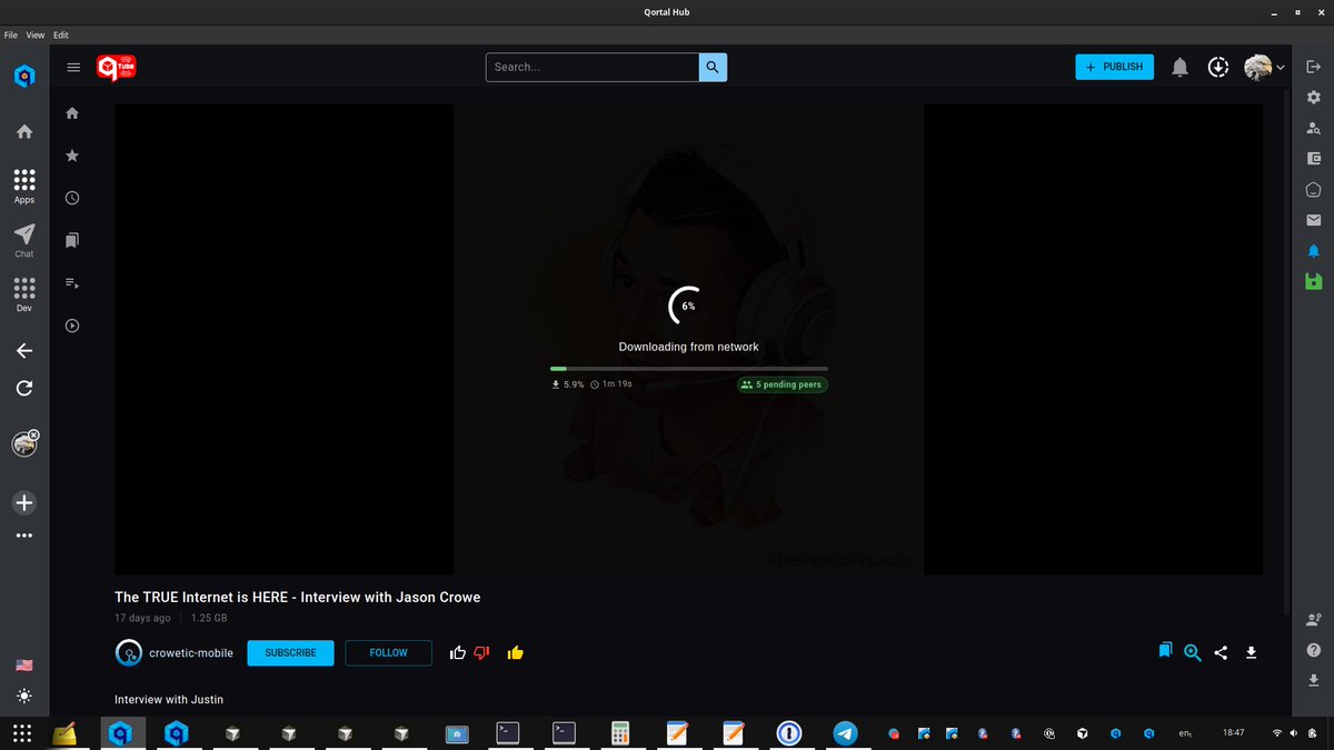 Qortal Core v6.0 + Qortal Hub v0.6.1 + Qortal Go v0.5.8 are now live!🚀

Core 6.0 introduces a Dual Network Architecture, separating blockchain consensus from the Qortal Data Network (QDN) data distribution.

The result?

• Independent blockchain + data layers
• Faster sync
•