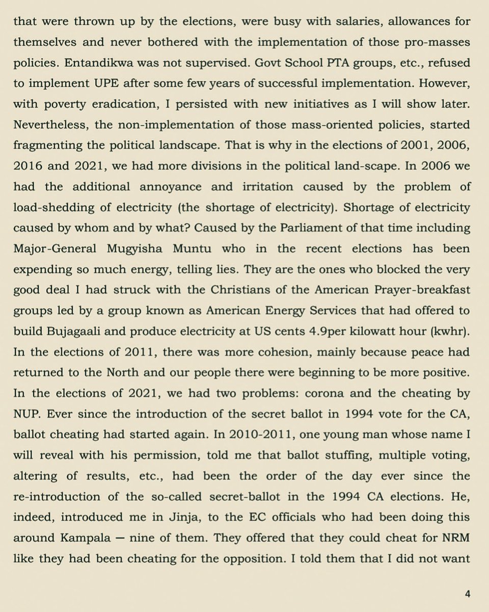 Yoweri K Museveni tweet media