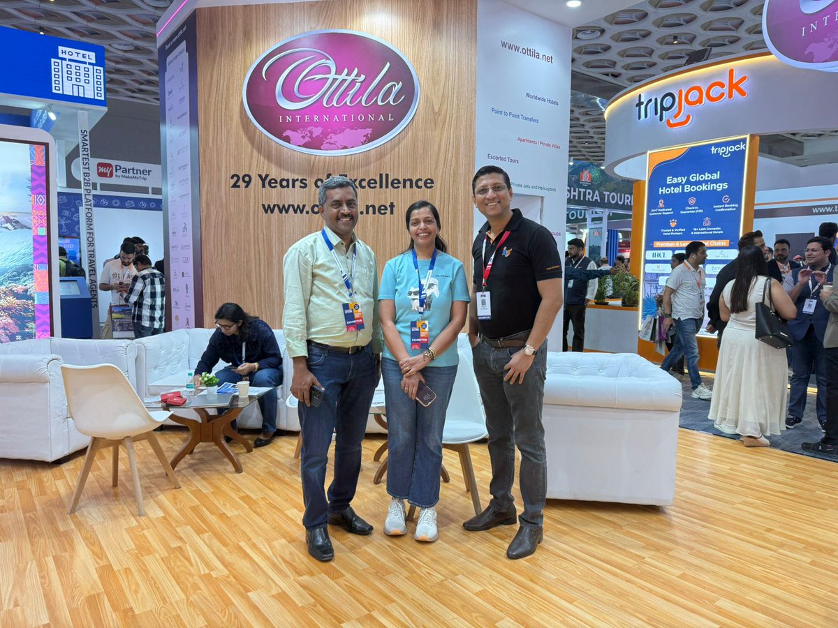 ITSdebjit's tweet photo. Wonderful reconnecting with partners, colleagues &amp; new collaborators at OTM Mumbai. Every smile reflects the power of human connections shaping the future of responsible travel. Mumbai | 7th February 2026 #OTMMumbai #TravelTrade https://t.co/Tz9DJ0kS9d