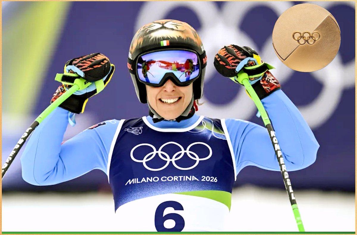 max_ambesi's tweet photo. Una monumentale Federica BRIGNONE ha conquistato il successo più importante della carriera imponendosi nel supergigante dei Giochi Olimpici di Milano-Cortina.

La detentrice della sfera di cristallo si è dimostrata più forte del dolore e dei dubbi degli ultimi giorni domando con maestria la parte più tecnica dell’Olimpia delle Tofane di Cortina d’Ampezzo.

A 306 giorni dal grave infortunio che avrebbe potuto porre fine alla sua carriera, BRIGNONE è stata capace di riproporsi ai massimi livelli diventando la prima donna italiana a vincere su ogni fronte possibile nello sci alpino. Il tanto agognato oro olimpico si è, infatti, andato ad aggiungere a due titoli iridati e altrettante vittorie nella classifica generale di Coppa del Mondo.

Nell’occasione, la trentacinquenne di scuola valdostana, per seconda tra le donne italiane dopo Deborah COMPAGNONI, ha collezionato 4 medaglie olimpiche nell’arco di tre edizioni salendo sul podio in 3 specialità diverse.

Peraltro, a 35 anni e 213 giorni è diventata l’atleta più anziana di sempre a trionfare in un evento olimpico di sci alpino strappando il primato al norvegese Aksel Lund Svindal, vincitore della discesa libera di Pyeongchang a 35 anni e 51 giorni. 

A coronamento di una convincente prestazione di squadra, Laura PIROVANO si è attestata al quinto posto, mentre Elena CURTONI è stata settima. Il principale motivo di rammarico è, invece, rappresentato dall’uscita di Sofia GOGGIA, prima con margine dopo 40 secondi di gara.

Le medaglie dell’ITALIA nello sci alpino ammontano ora a 40, bottino che, in ambito italiano, vale la prima posizione tra gli sport invernali con quattro lunghezze di margine sullo sci di fondo.  Nello specifico, le donne hanno ottenuto 21 medaglie, due in più rispetto agli uomini.

Quando sono passate agli archivi 38 delle 116 gare dei Giochi Olimpici di Milano-Cortina, la spedizione azzurra, seconda nel medagliere con 5 vittoria già in bacheca, è prima in solitudine per numero di piazzamenti nelle prime tre posizioni (14).

Lo sci alpino, forte di 4 medaglie nelle prime 6 gare passate agli archivi, si è portato a una sola lunghezza dal primato nazionale di podi in una singola edizione stabilito nel 1992.