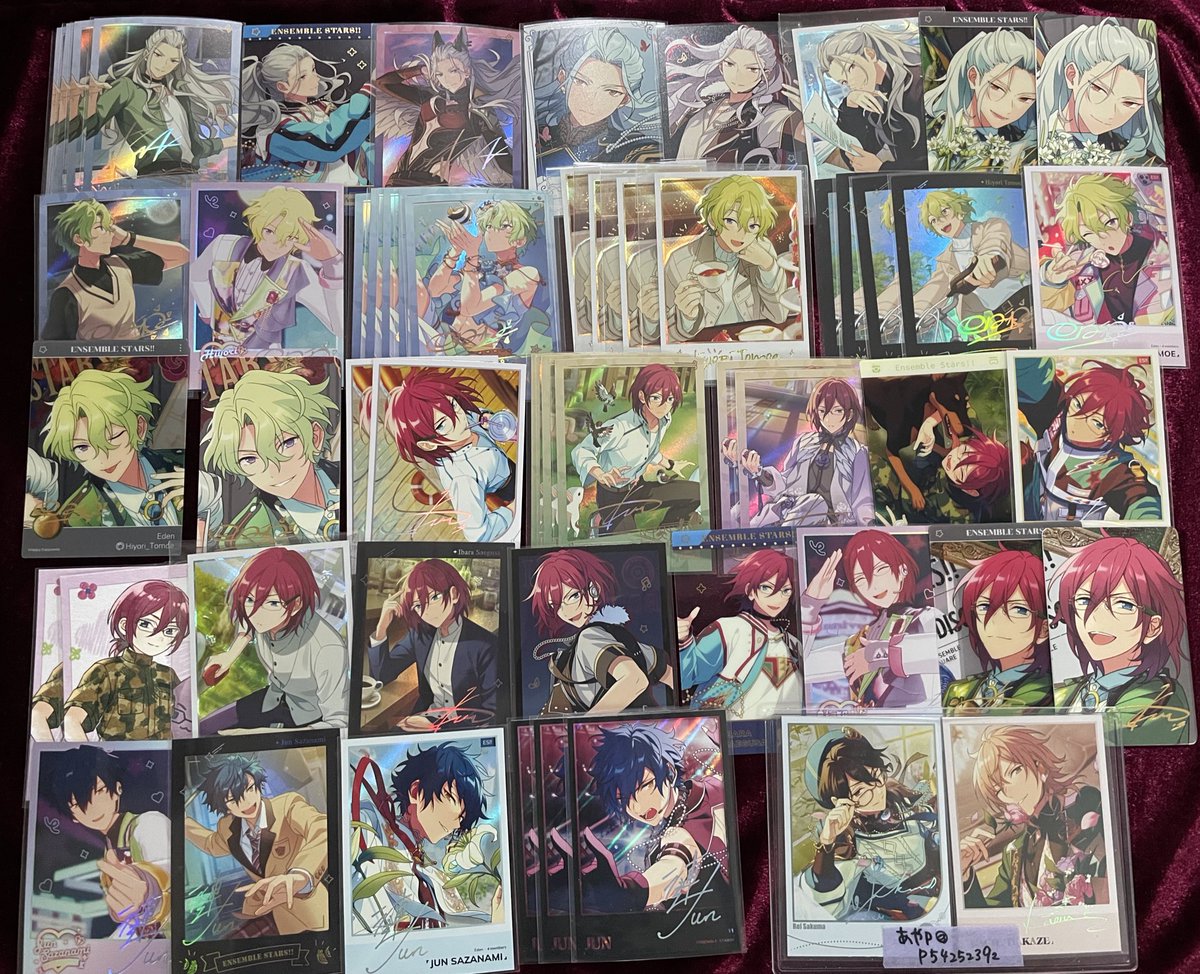 交換】 #あやPお取引 あんスタ 中国紙類 譲:凪砂 日和 茨 ジュン 宗