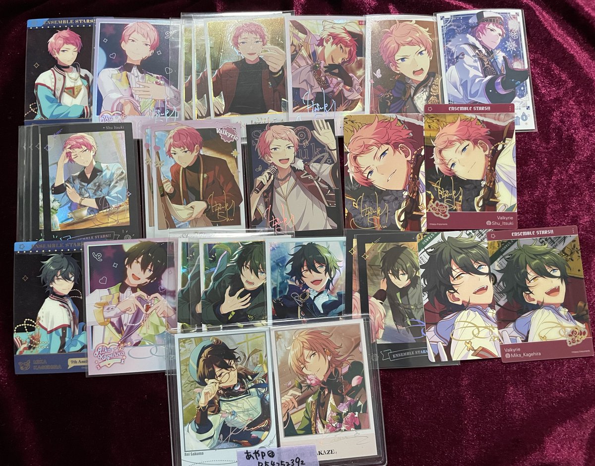 交換】 #あやPお取引 あんスタ 中国紙類 譲:凪砂 日和 茨 ジュン 宗