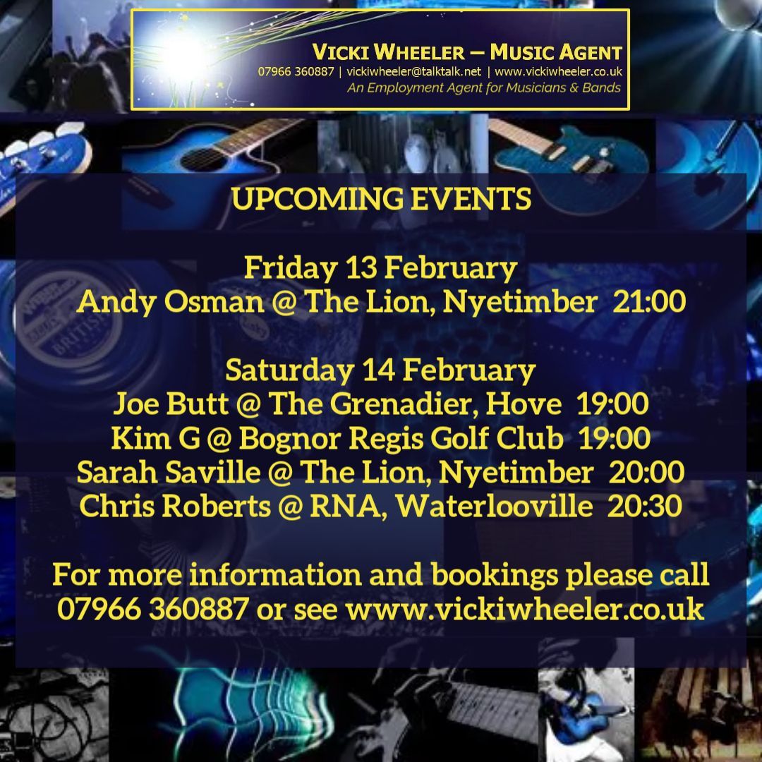 For more information and bookings please call 07966 360887 or see vickiwheeler.co.uk